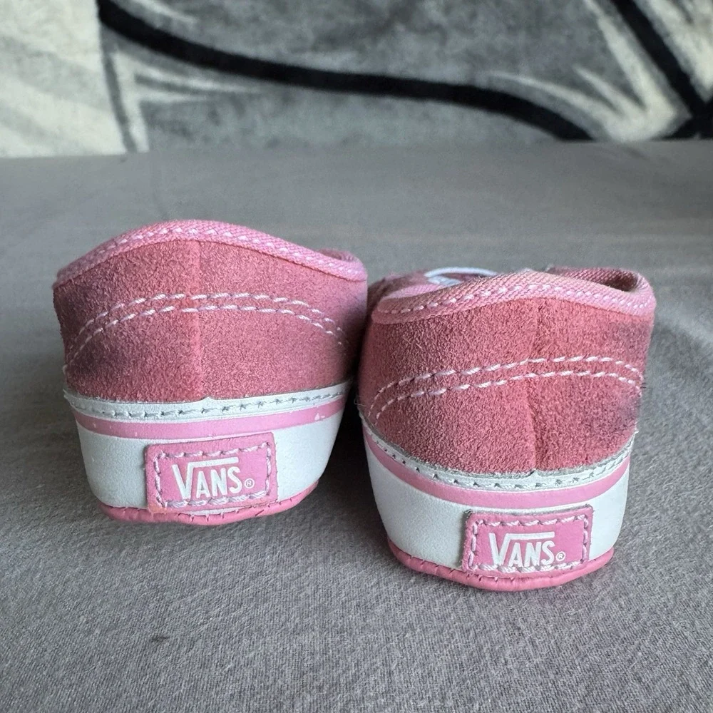 Size 3c - VANS INFANT AUTHENTIC AURORA Pink Doft Bottom Bay Shoes
